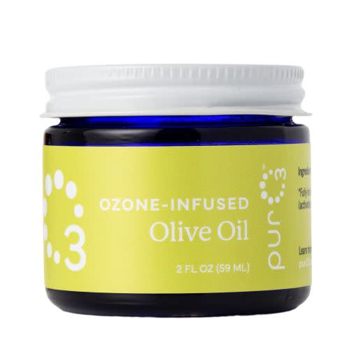 PurO3 Ozonated Olive Oil – Pure, Natural, Organic Skincare for Face & Body, 2 oz