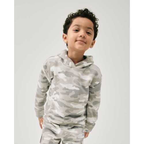 Baby And Toddler Camo Premium Fleece Hoodie - Brown
