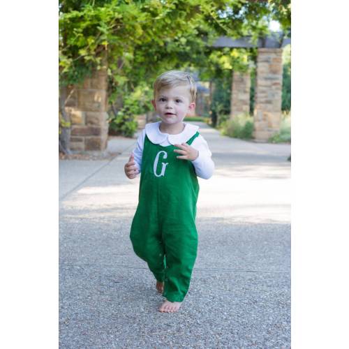 Boys Monogrammed Corduroy Longall, Christmas Corduroy Longall, Toddler Jonjon, Christmas JonJon, Peter Pan Shirt, Christmas Outfit