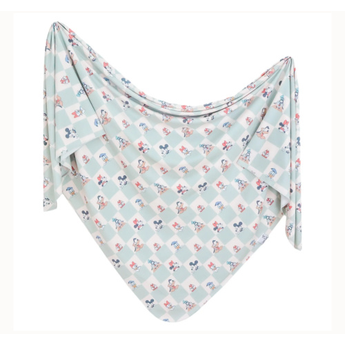 Copper Pearl Knit Swaddle Blanket - Mickey Mouse & Friends