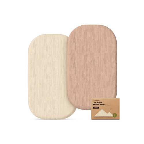 2-Pack Lyra Muslin Bassinet Sheets