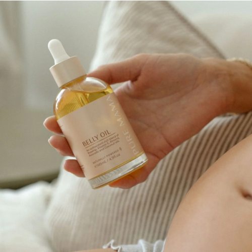 Stretch Mark Belly & Body Oil - 100% Natural – PURE MAMA Skincare USA