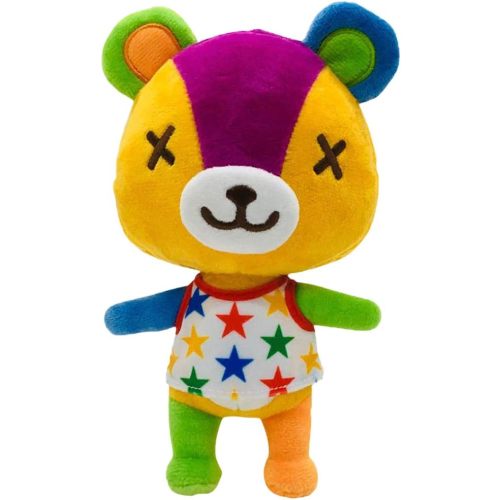 Animal Crossing New Leaf Plush Toy Suitable for Collection, Animal Crossing: New Horizons Stuffed Doll Toy for Boy Girl Christmas Halloween Birthday Gift, 8“ (Stitches)