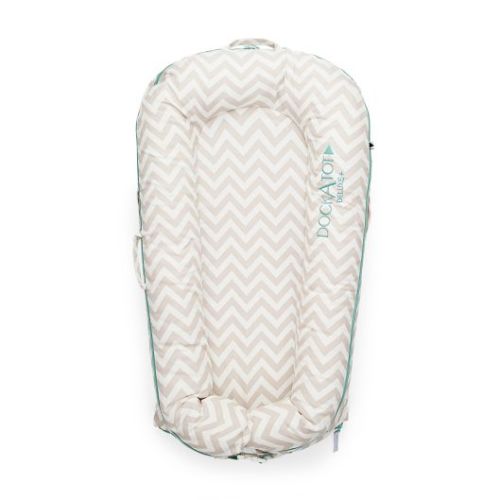 DockATot® Deluxe+ Dock in Silver Lining Chevron