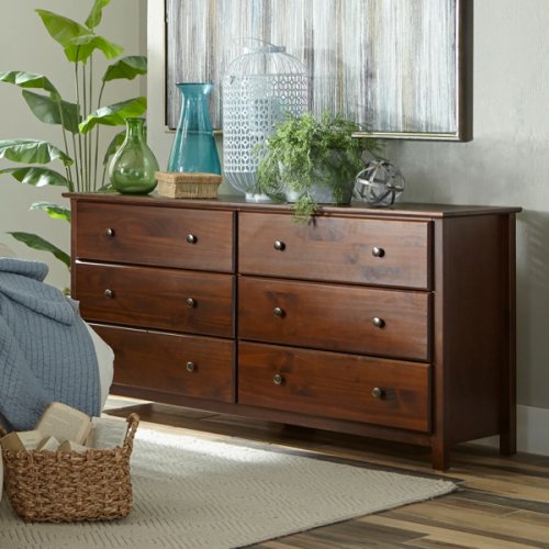 Shaker 6-Drawer Dresser – Grain Wood Furniture
