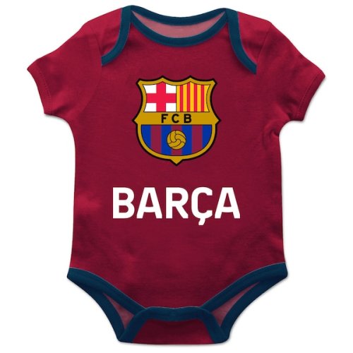 Barcelona Vive La Fete Infant Logo Bodysuit - Maroon
