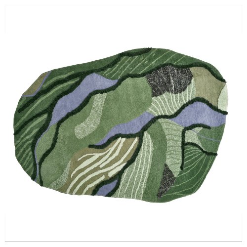 GREJSIMOJS Rug, high pile - green 153x215 cm (5 ' 0 "x7 ' 1 ")