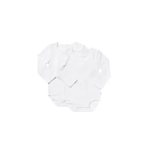 Bonds 2 Pack Wonderbodies Long Sleeve White | Baby Bunting AU