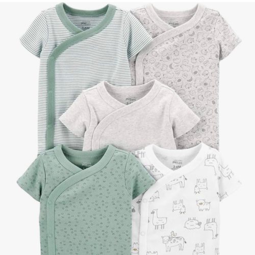 Simple Joys by Carter's Unisex Baby 5-pack Side Snap Short-sleeve Bodysuit