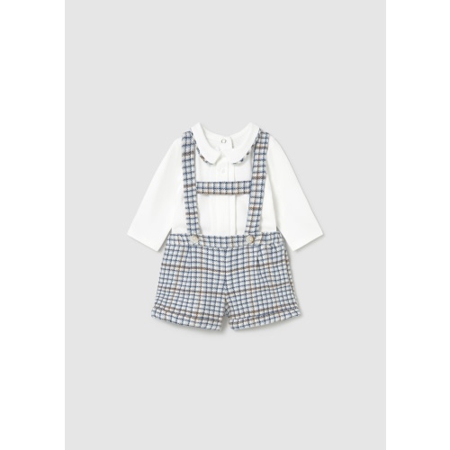 Newborn Boy Shorts and Bodysuit Set