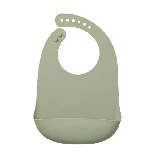 Bavoir en Silicone - Uni Sauge