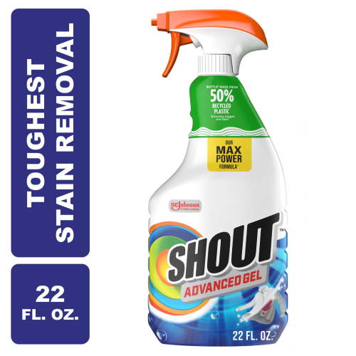Shout Advanced Acting Gel, Laundry Stain Remover, 22 FL. OZ.