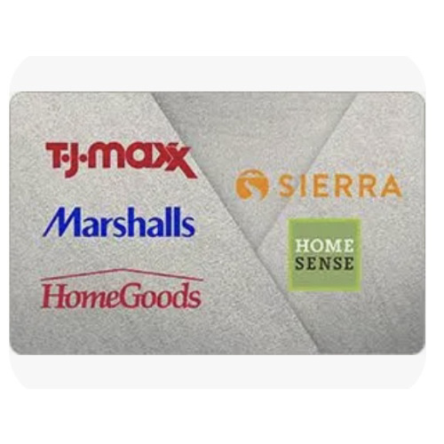 Gift Cards - Marshalls, TJmaxx