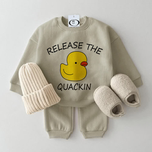 RELEASE THE QUACKIN Baby Duck 2-piece Set