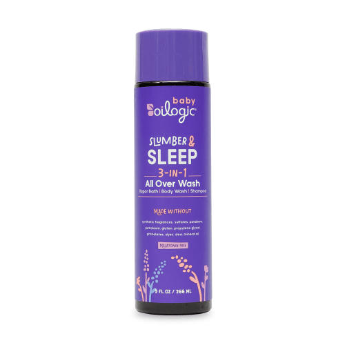 Oilogic Lavender Infused Calming Baby Bath & Shampoo, Kid Care Essential Oil Vapor, 9 fl oz