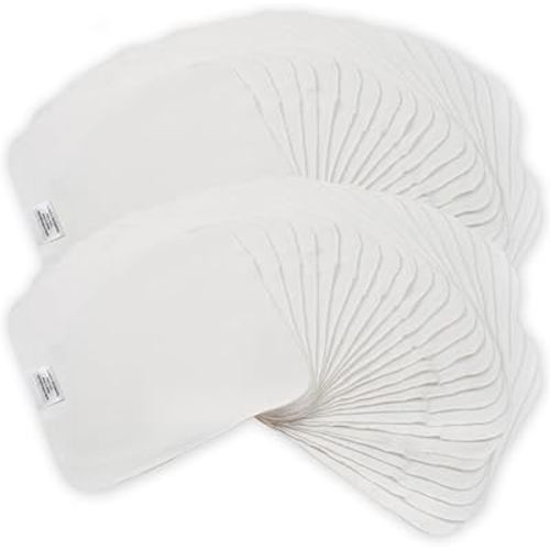 Reusable Baby Wipes, 50 Washable Cloth Wipes per Pack, 100% Cotton, Soft and Gentle for Baby's Skin, by Nora's Nursery