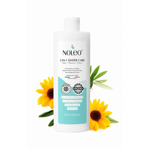 NOLEO 3-IN-1 Organic Diaper Rash Cream - EWG Verified