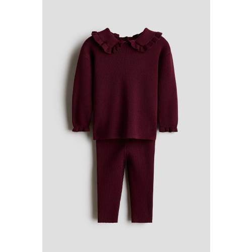 2-PIECE RIB-KNIT COTTON SET