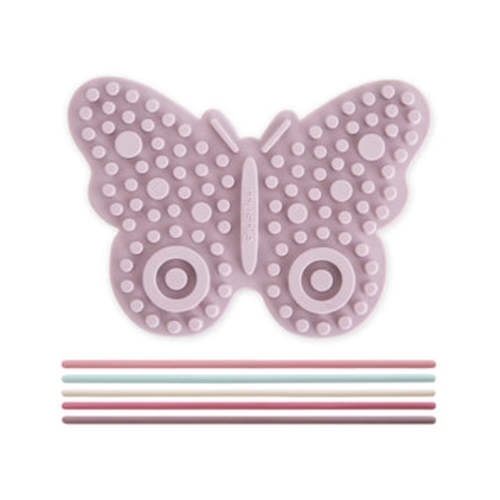 Mushie Silicone Sensory Toy in Butterfly