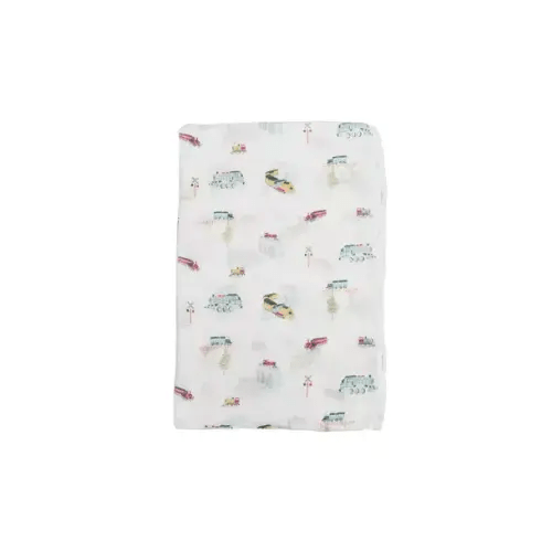 Brands We Love Muslin Swaddle - All Aboard by Janie and Jack