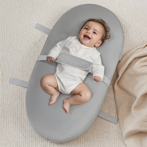 Latitude Run® Baby Changing Pad With Wipeable & Waterproof PU Cover, Contoured Diaper Changing Pad For Dresser With Non-Slip Safety Belt, Portable And Lightweight, Large Cushioned Foam | Wayfair