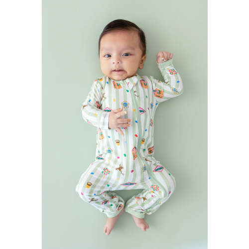 Zippered Romper in Honeydukes