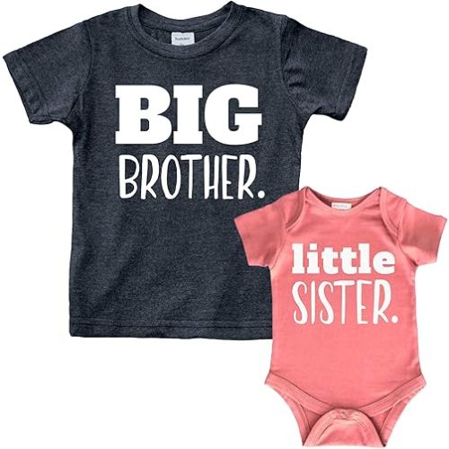 Unordinary Toddler Big Brother Little Sister Outfits brother sister Sibling Matching Baby Newborn Girl Set