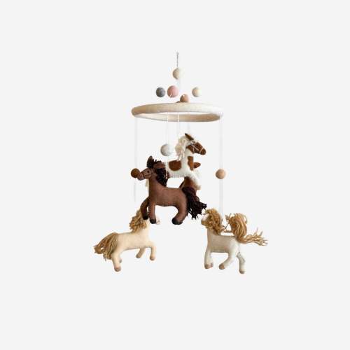 Felt Baby Mobile - Horses