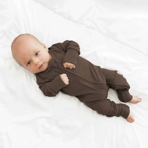 Cocoa Ribbed Bamboo Convertible Zippy