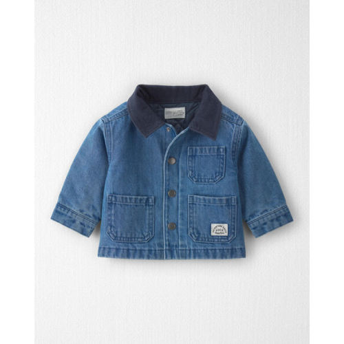 Baby Organic Cotton Denim Barn Jacket - Little Planet | Carter's