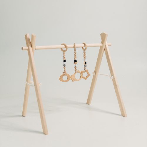 Baby Play Gym, Wooden Activity Arch Frame, Baby Shower Gift