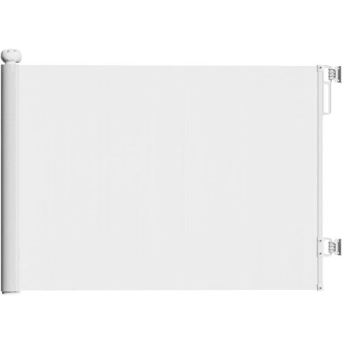 Retractable Baby Gates for Stairs Doorways Hallways, Soft Mesh Safety Retractable Dog Gate for Pet, Indoor Or Outdoor Use, Easy Installation,33.6" Tall,Expands to 55" Wide,White