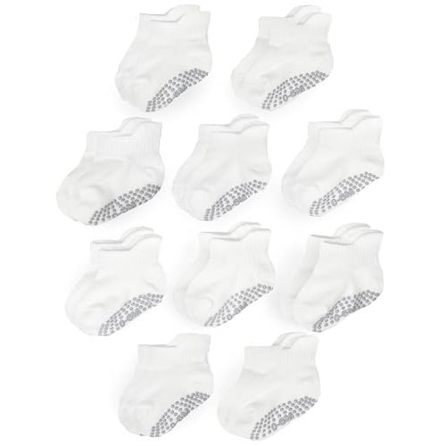 Fruit of the Loom Cotton Grip Socks for Baby and Toddler