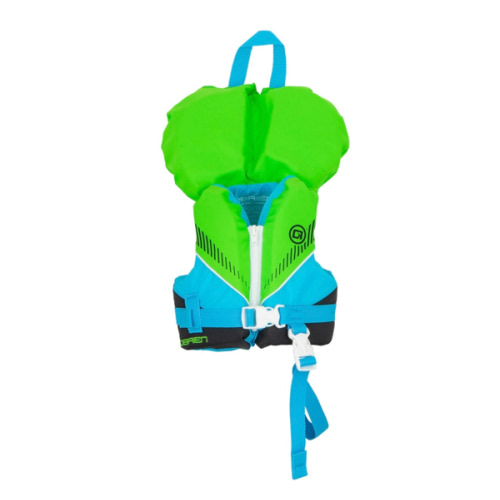 O'Brien Infant Nylon Vest - Green at ridewatersports.com and RIDE THE WAVE