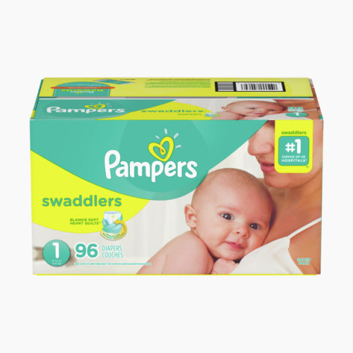 Pampers Swaddlers Disposable Diapers - Size 1, 96 Count