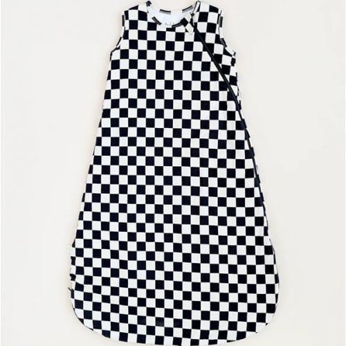 Rad Toddler Black Checkers Bamboo Sleep Bag