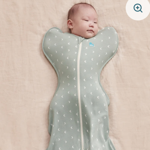 Swaddle Up™ 1.0 TOG Cotton Olive Moon