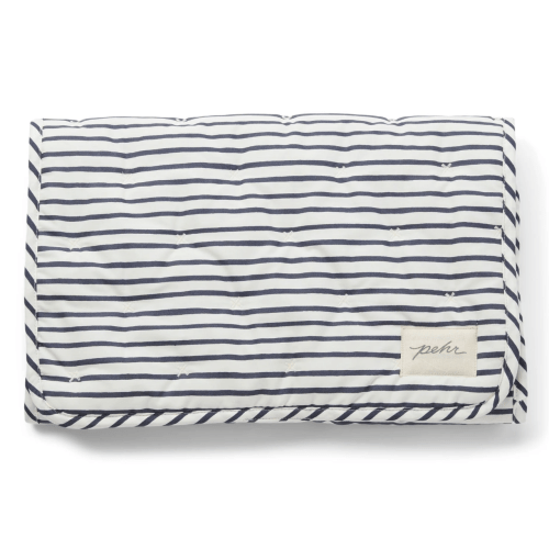 Striped On the Go Portable Changing Pad