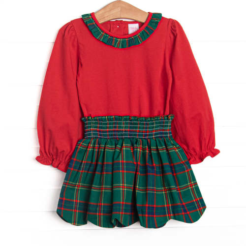 Tartan Traditions Skirt Set, Green – Stitchy Fish