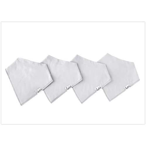 Copper Pearl Baby Bandana Bibs | Gray Basics