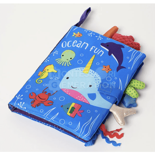 Buy Montessori Baby Soft Sensory Book Online I Montessori Generation