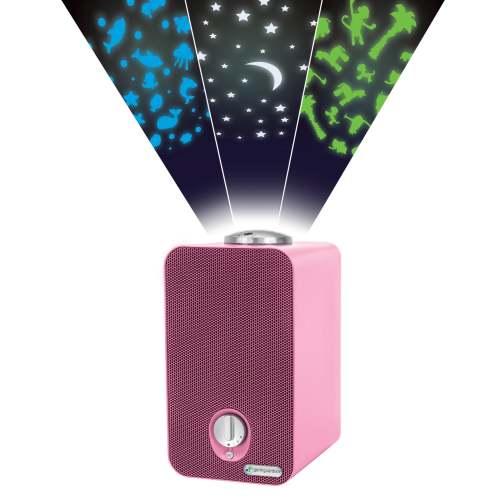 GermGuardian AC4150 HEPA PURE™ 11" Table Top Air Purifier (3-speed 4-stage UV-C filtration, pink)