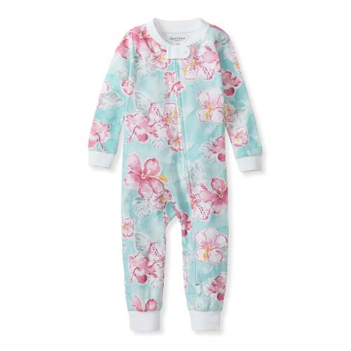 Painted Hibiscus Organic Cotton Sleeper – Burt's Bees Baby