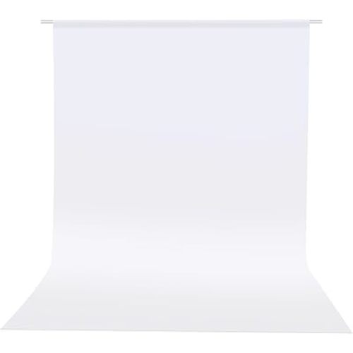 HEMMOTOP Photo Backdrop Curtains, 5x7 ft White Backdrop for Photoshoot, White Photography Seamless Backdrops Background for Easter, Birthday Party, Halloween, Photo, Projector Screen