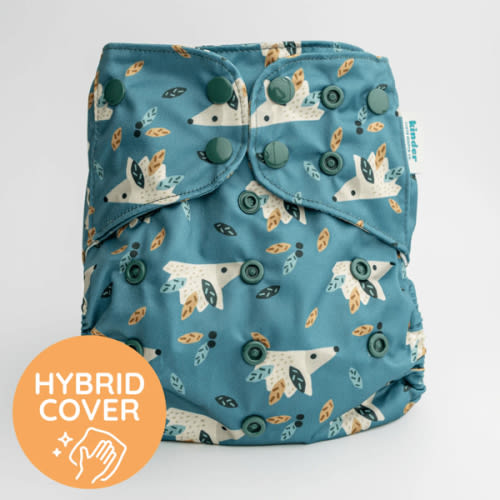 Color: Leaves & Spikes • Essentials Hybrid Wipeable Diaper Cover