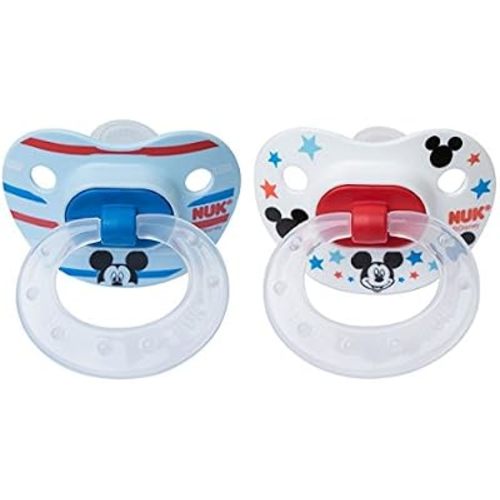 NUK Disney Baby Puller Pacifier, 6-18 Months, Mickey Mouse, 1 pk