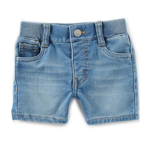 Levi's® Baby Boys Denim-Look Knit Shorts