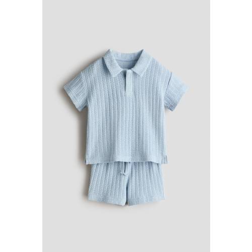 2-PIECE POINTELLE-KNIT SET