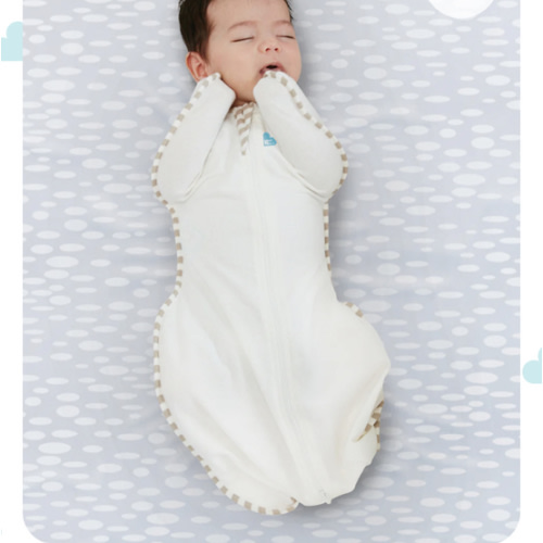 Swaddle Up™ 1.0 TOG Organic Cotton Cream