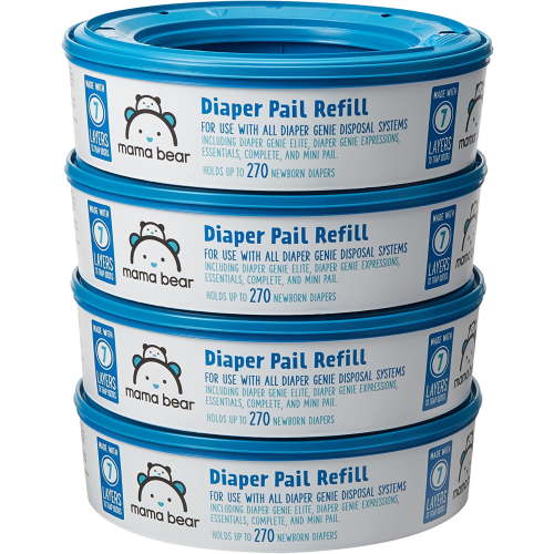 Mama Bear, Diaper Pail Refills, 1080 Count, for Diaper Genie